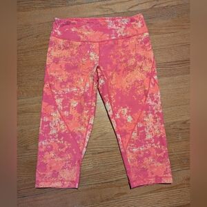 Zella Women's Orange and Pink Leggings S
